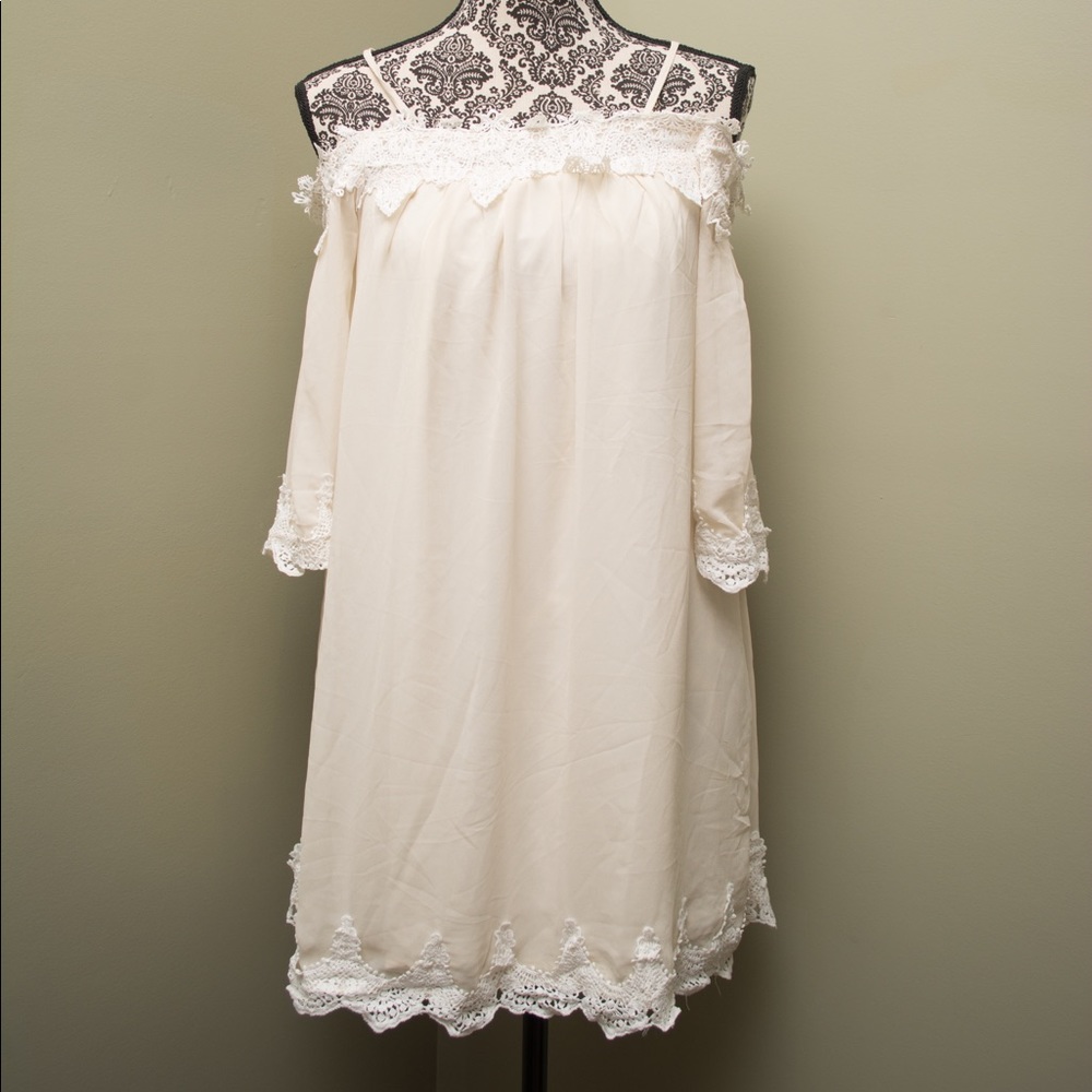 off the shoulder dress
